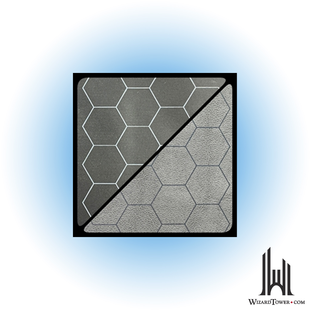 MEGAMAT 1 HEX REVERSIBLE BLACK - GREY 34.5X48